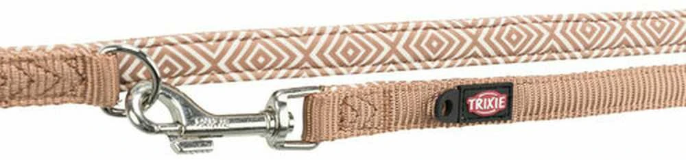 TRIXIE Premium pritaikomas pavadys, su neoprenu XS-S 2m/15mm, šv. deim./karamelė