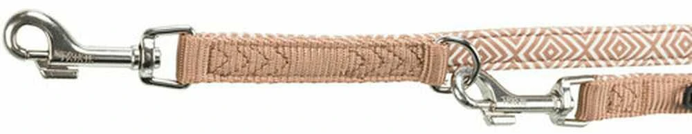 TRIXIE Premium pritaikomas pavadys, su neoprenu XS-S 2m/15mm, šv. deim./karamelė