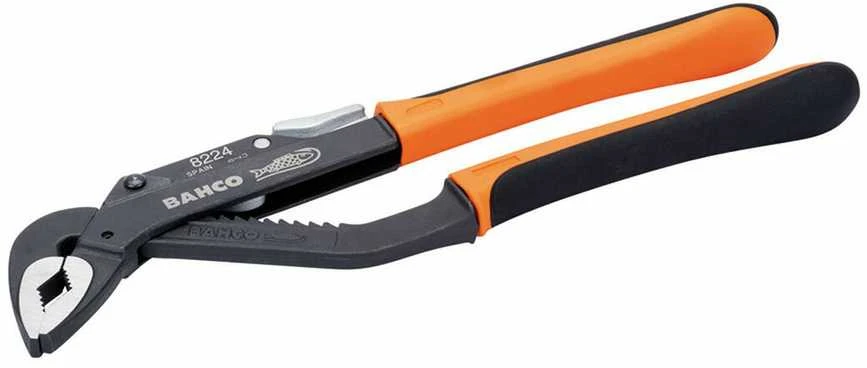 Bahco Reguliuojamos santechninės replės Ergo 250mm, max 45mm, greitas fiksavimas