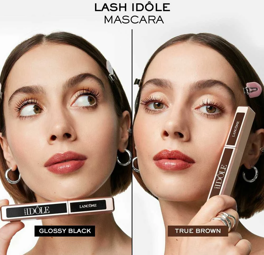 Lancome Lash Idole Brown Blakstienų tušas blakstienų tušas, atspalvis: 02 True Brown, 8 ml