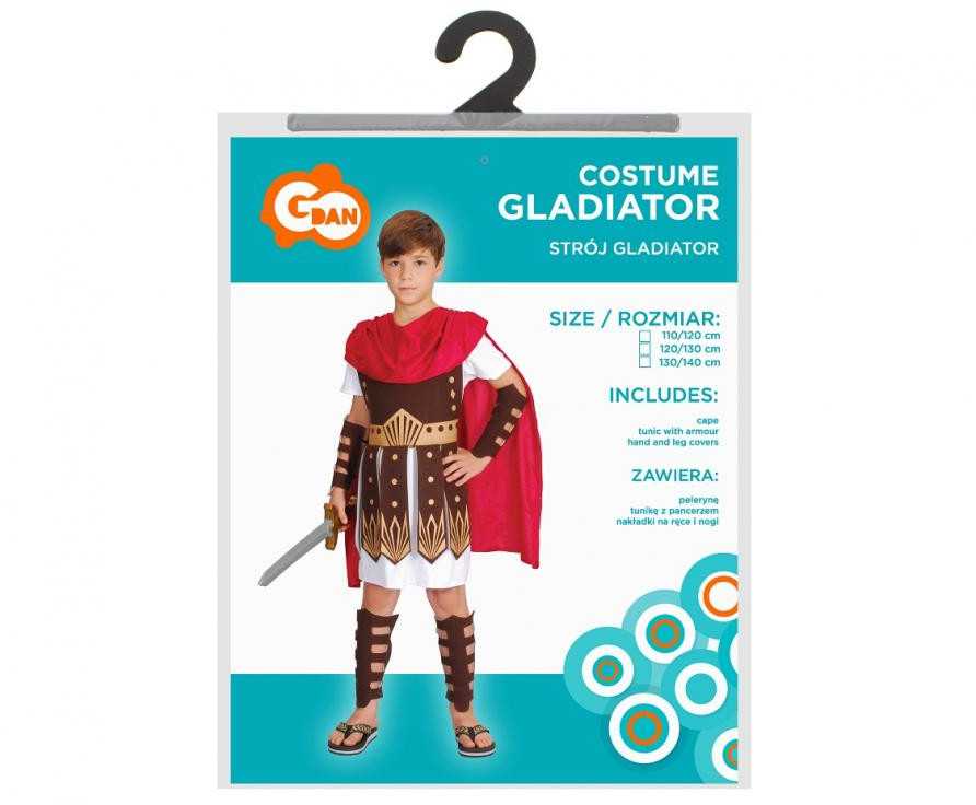 GoDan vaikų gladiatorių universalus kostiumas