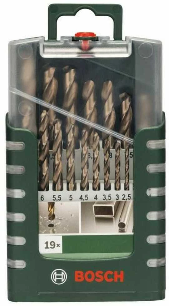 Grąžtas Grąžtų komplektas Bosch 2609255133; 1,0-10 mm; 19 vnt.
