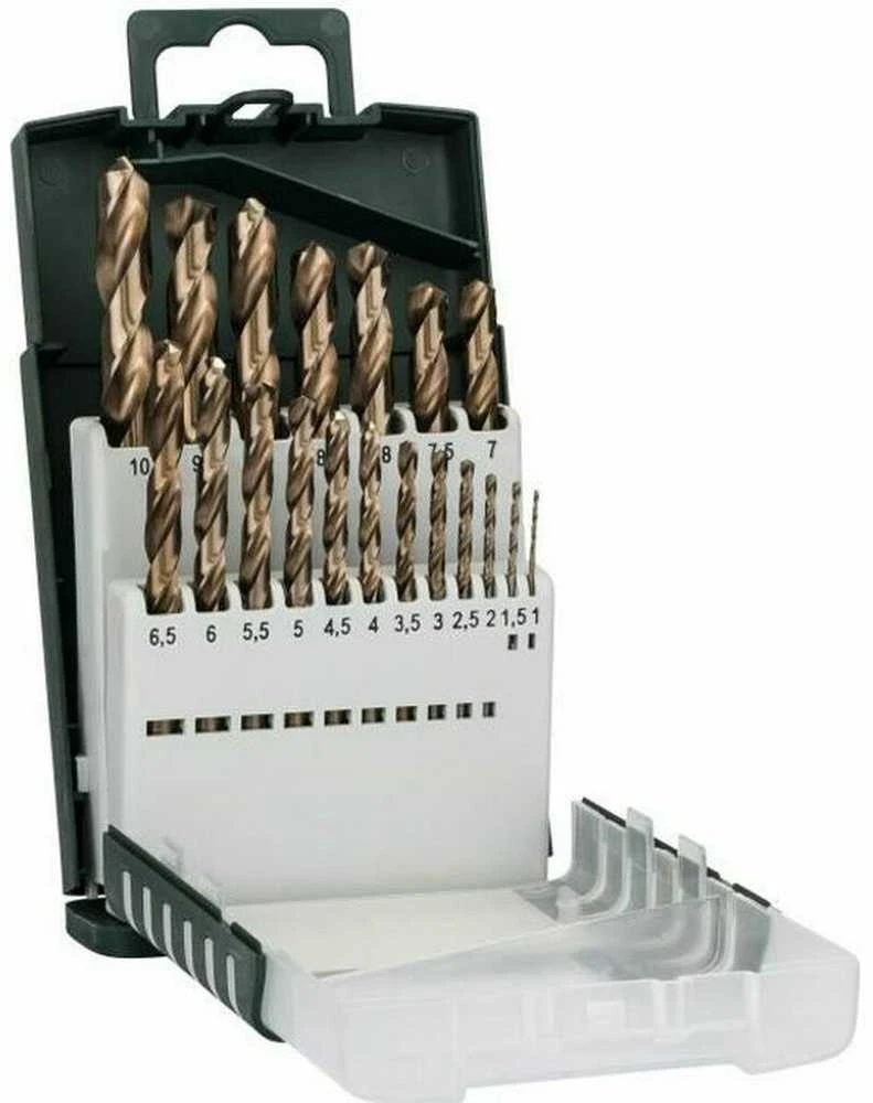 Grąžtas Grąžtų komplektas Bosch 2609255133; 1,0-10 mm; 19 vnt.