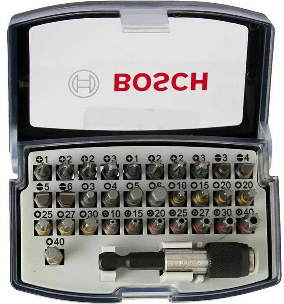 Bosch antgalių rinkinys 1/4", 32 vnt,