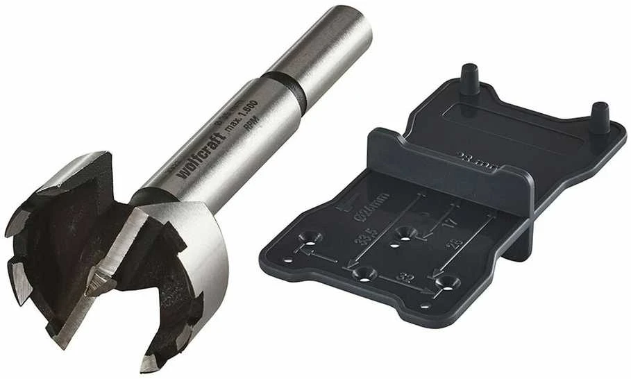 Furnitūros skylių grąžtas Wolfcraft 8728000; 35x90 mm
