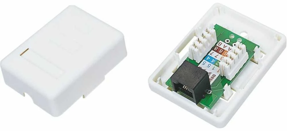 Tinklo Jungtis - Alantec GN001 RJ45 Balta