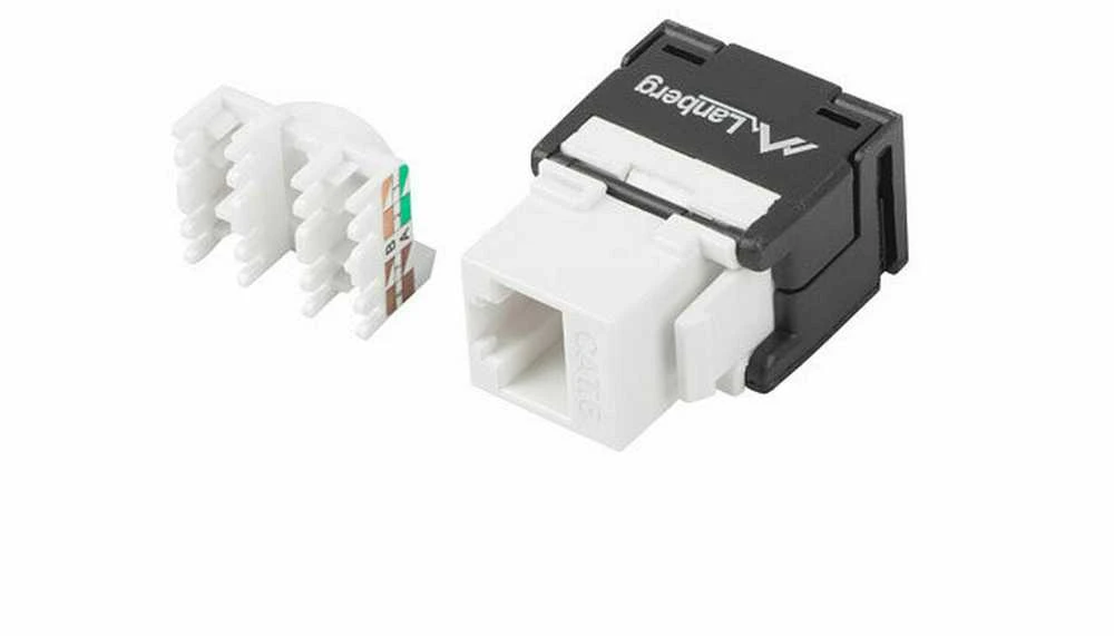 LANBERG KSU6-2000 Keystone modulis be įrankių RJ45->LSA 180deg UTP Cat.6