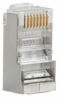 LANBERG PLS-5000EZ „Lanberg Plug RJ-45 FTP CAT5E 8P8C (100PCS) Pass-Trough