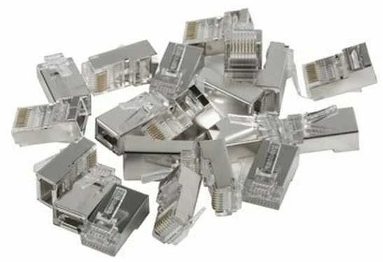 LANBERG PLS-5000EZ „Lanberg Plug RJ-45 FTP CAT5E 8P8C (100PCS) Pass-Trough