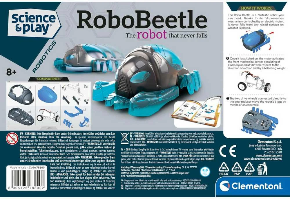 „Clementoni Science&Play Robotics“: robotinis vabalas