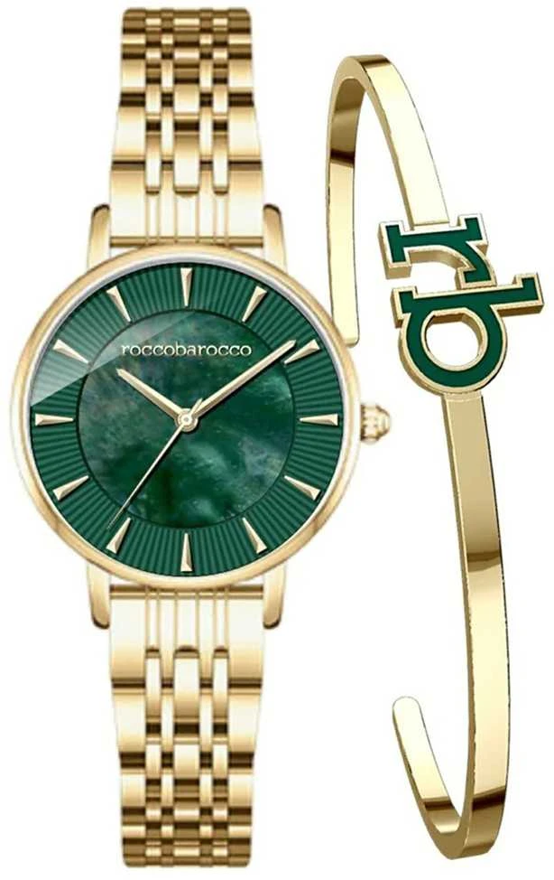RoccoBarocco Laikrodis moterims ROCCO BAROCCO dėžutėSET RB.4659L-04M(zo506d)