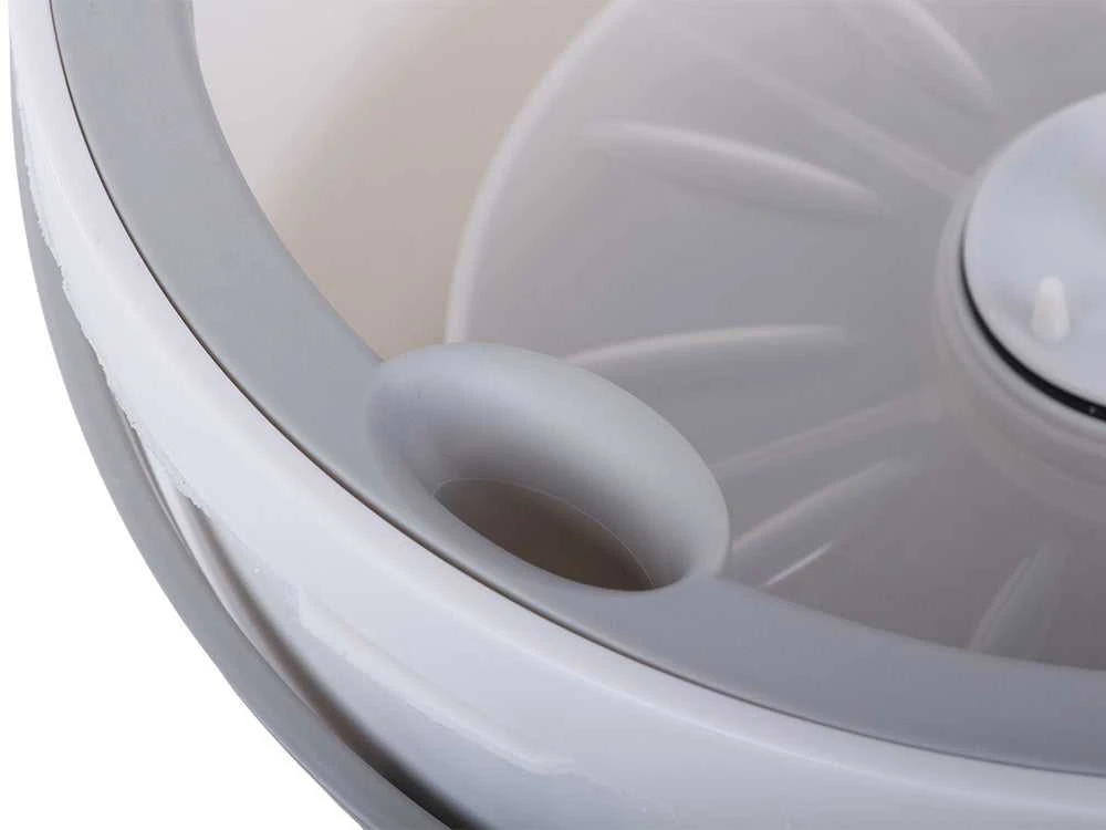Grindų plovimo rinkinys su mechanizmu ir kibiru, teleskopinė rankena