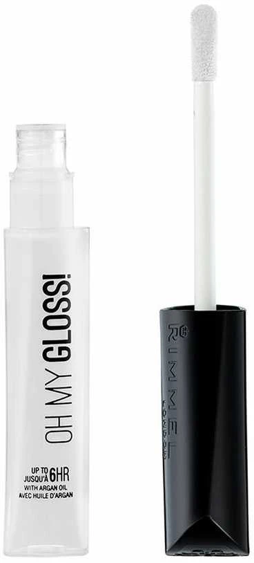 Rimmel London Oh My Gloss! lūpų blizgis. 6,5 ml, spalva - 800 Crystal Clear