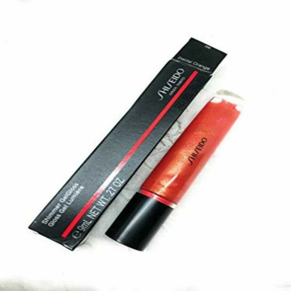 Shiseido Shimmer GelGloss lūpų blizgesys, 9 ml, Spalva: 07 Shin-Ku Red