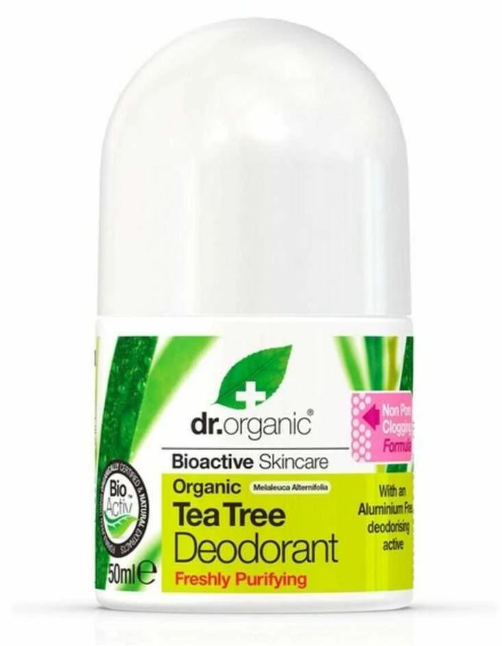 Dr. Organic Arbatmedžio dezodorantas Roll On 50ml