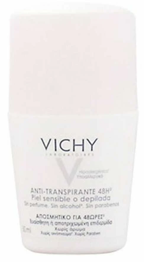Vichy 48h Anti Perspirant Deodorant Roll On Rutulinis dezodorantas jautriai ir sudirgusiai odai, 50 ml