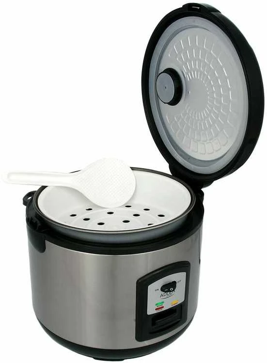 Adler AD 6406 ryžių viryklė - 1,5 l talpos, Juoda