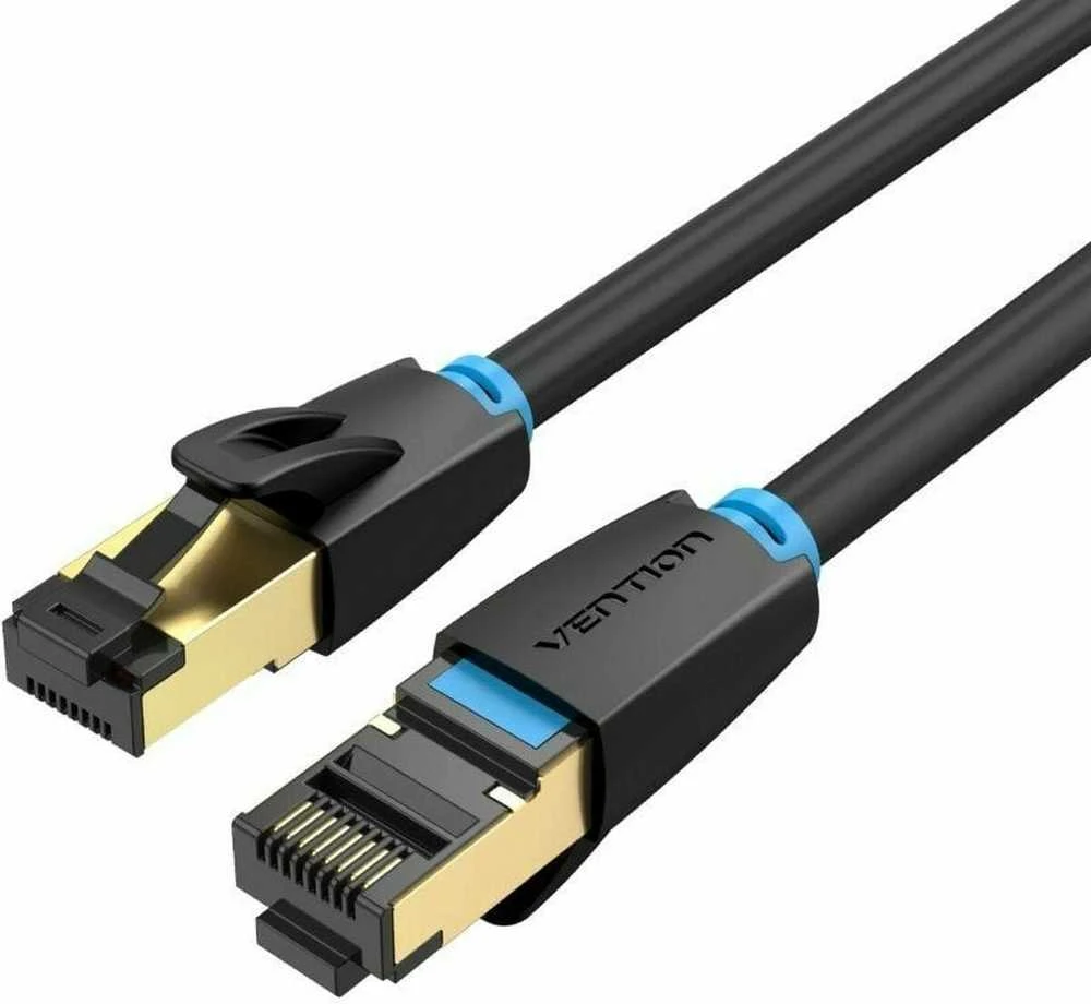 Vention 8 kategorija SFTP tinklo kabelio ventiliacija IKABJ 5m Juodas