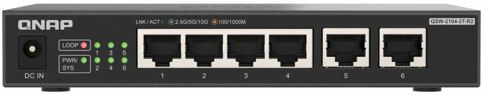 Šakotuvas Jungiklis Qnap QSW-2104-2T-R2
