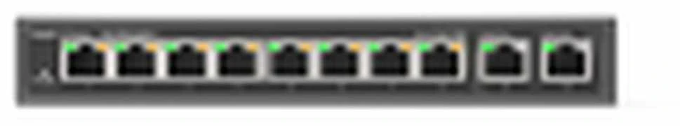 Šakotuvas Ruijie Networks 8 prievadų komutatorius Ruijie RG-ES110D-P