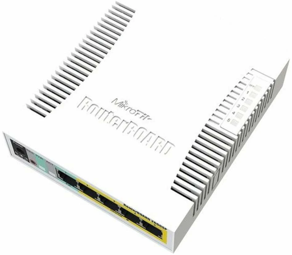 Maršrutizatorius „MikroTik“ | Debesijos maršrutizatorių komutatorius | RB260GSP | Valdomas per internetą | Darbalaukio | SFP jungčių kiekis: 1 | Maitinimo per Ethernet (PoE) jungčių kiekis: 1 | 12 mėn.