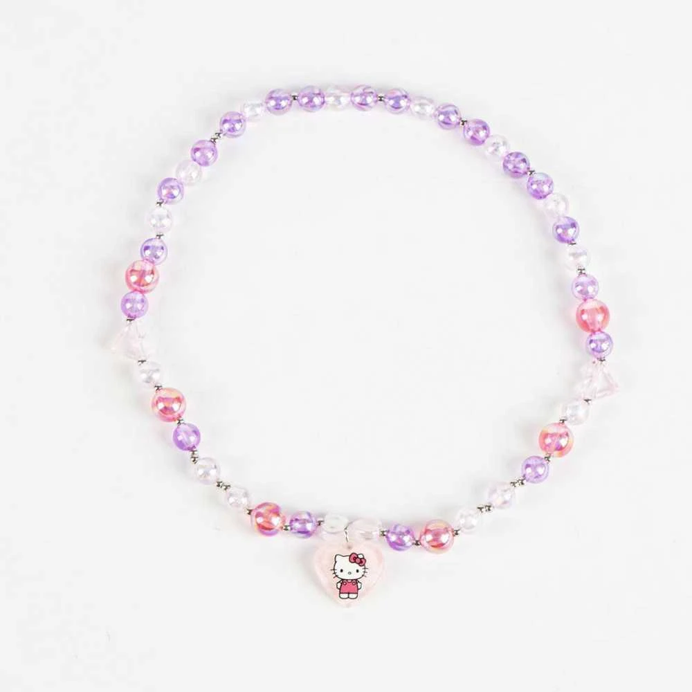 Kaklo papuošalas merginoms Hello Kitty Fuksija