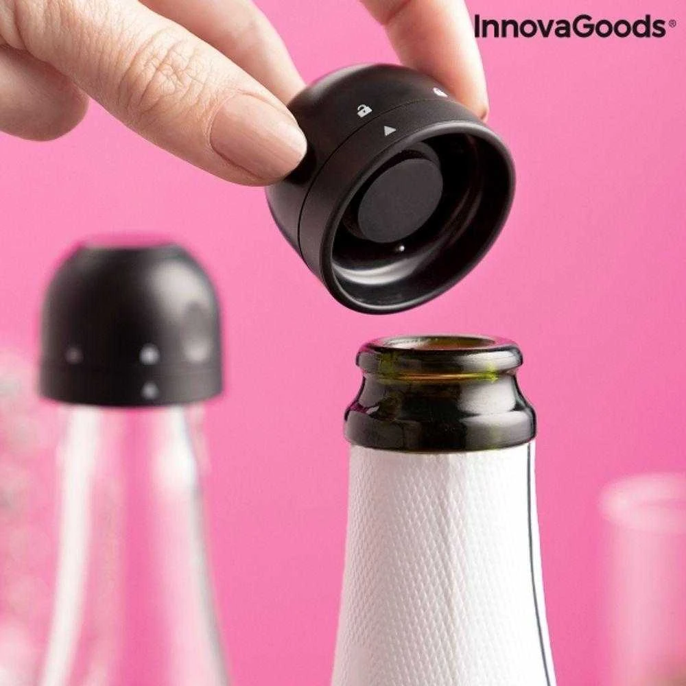 Šampano kamščių rinkinys Fizzave InnovaGoods Pakuotėje yra 2 vienetų