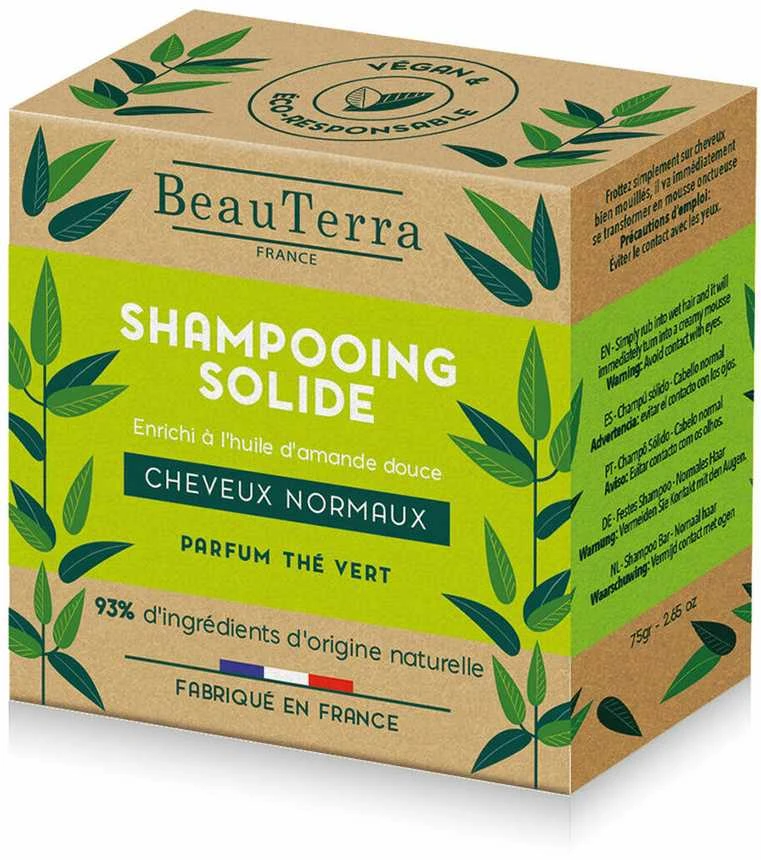 Beauterra Ch Sólido Té Verde Cn šampūnas 75g
