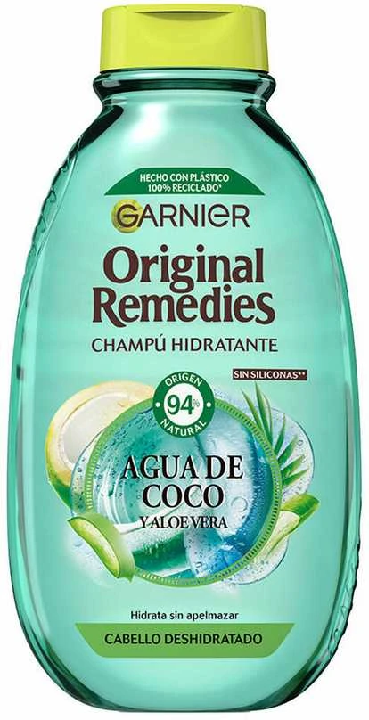 Garnier Original Remedies Champú Agua De Coco, 400 ml