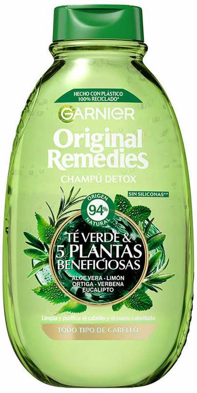 Garnier ORIGINAL REMEDIES žalias tea Šampūnas and 5 beneficial plants 400 ml