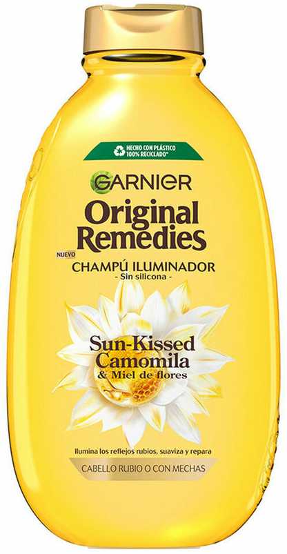 Garnier Original Remedies Champú Camomila y Miel De Flores, 600 ml