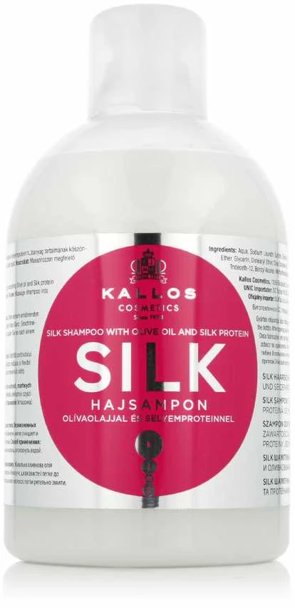 Šampūnas Sausiems Jautriems Plaukams KALLOS Silk 1000ml