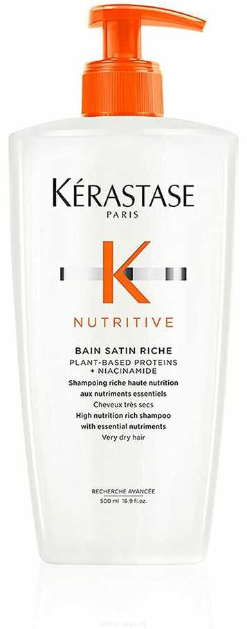 Kérastase maitininantis Šampūnas Nutri tive Bain Satin Riche (High Nutri tion Rich Šampūnas), 500 ml