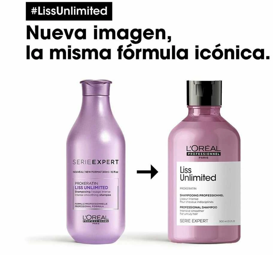 L'oreal Professionnel Liss Unlimited Professional šampūnas 300ml