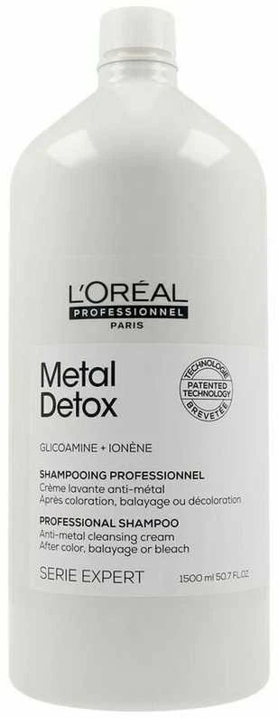 Valomasis kremas - šampūnas L'oreal Professionnel Metal Detox Šampūnas 1500ml
