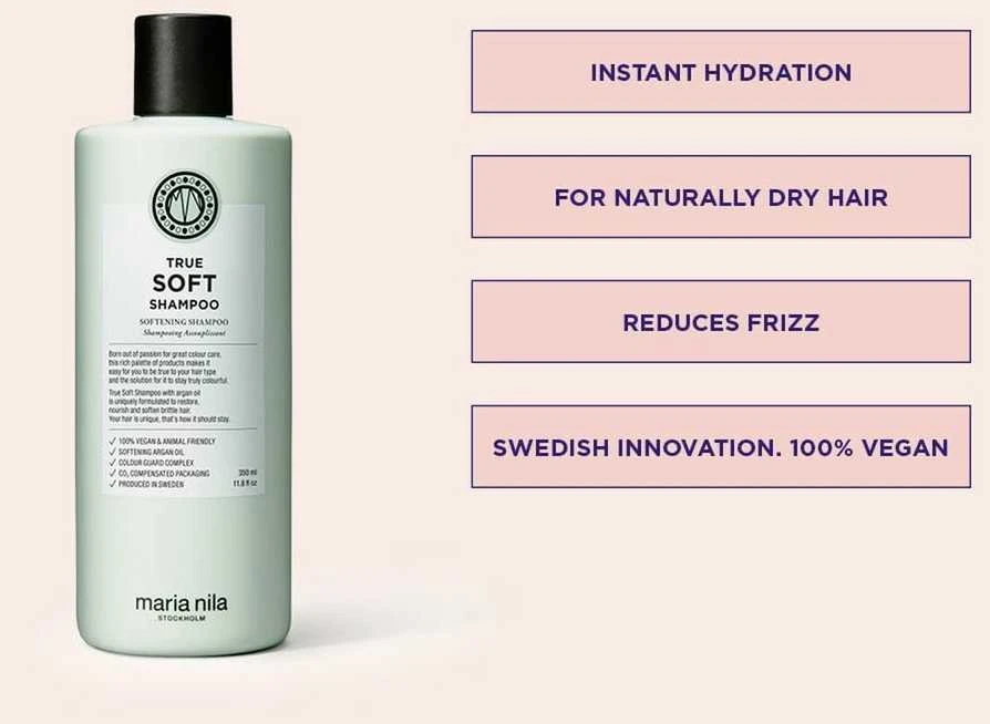 Maria Nila True Soft Šampūnas, 350 ml