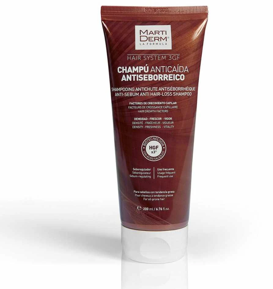 Martiderm Anti Sebum antiseborėjinis šampūnas nuo plaukų slinkimo, 200ml
