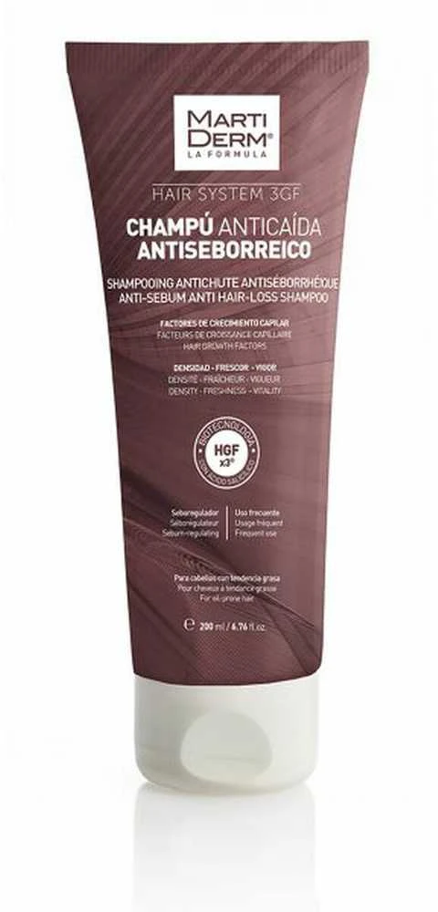 Martiderm Anti Sebum antiseborėjinis šampūnas nuo plaukų slinkimo, 200ml