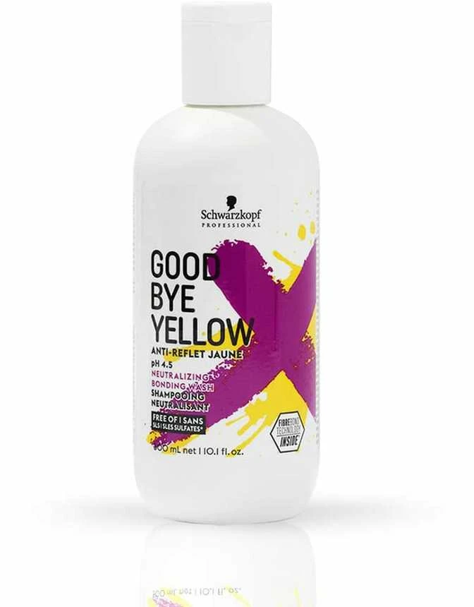 Schwarzkopf Goodbye Geltona spalvą Neutralizuojantis šampūnas 300ml