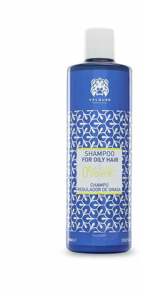 Valquer Šampūnas For Oily Hair 0% šampūnas riebiai galvos odai, 400 ml
