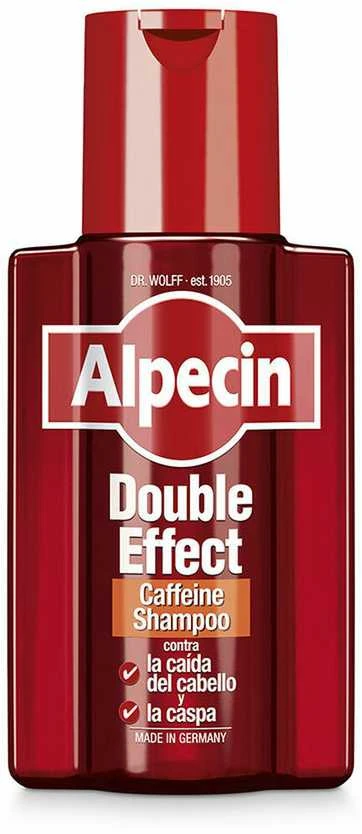 Alpecin Caffeine Double Effect šampūnas nuo plaukų slinkimo ir pleiskanų, 200 ml