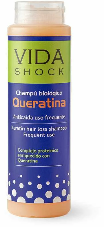 "Luxana Vida Shock" ekologiškas keratino šampūnas nuo plaukų slinkimo 300ml