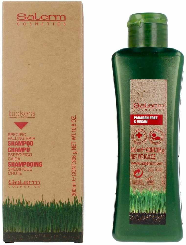 Salerm Cosmetics Biokera Champú Específico Anticaída, 300 ml