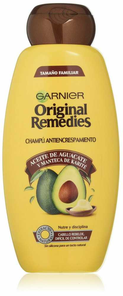Garnier Original Remedies Avokadų ir taukmedžių šampūnas 600ml