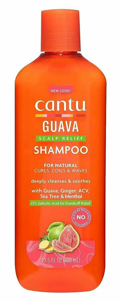 Cantu Guava y Ginger Scalp Relief Šampūnas, 400 ml