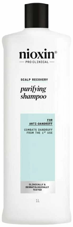 Nioxin Scalp Recovery - Champú Anticaspa - Cuero Cabelludo Seco y Con Picor, 1000 ml