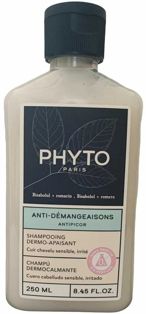 Phyto Anti-Itching Dermo-Soothing Šampūnas šampūnas, 250 ml