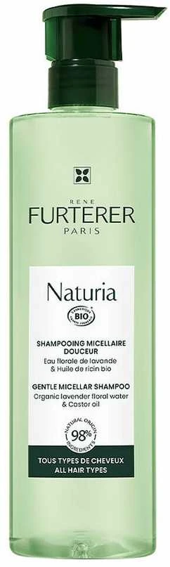 Rene Furterer Naturia Gentle Micellar Šampūnas, 400 ml