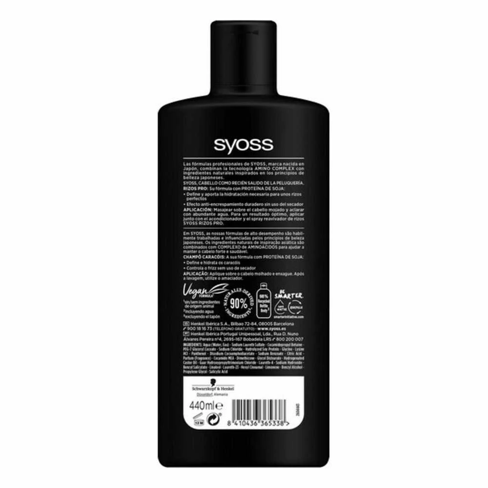 "Syoss" šampūnas "Curls Pro Definition and Hydration" Banguotiems arba garbanotiems plaukams 440ml