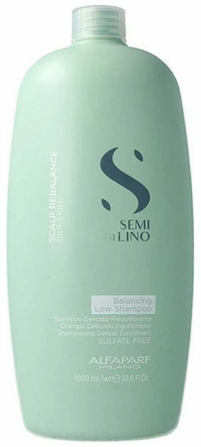 Alfaparf Milano Semi Di Lino Scalp Rebalance Balancing Low Šampūnas šampūnas riebiai galvos odai, 250 ml